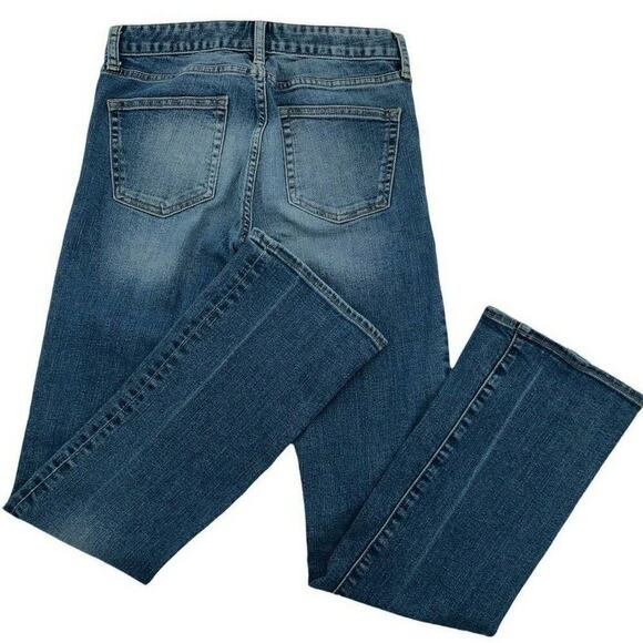 Gap 1969 Jeans Womens Sz 26 Straight Leg Whiskers Medium Wash Perfect Boot Denim - Picture 6 of 12